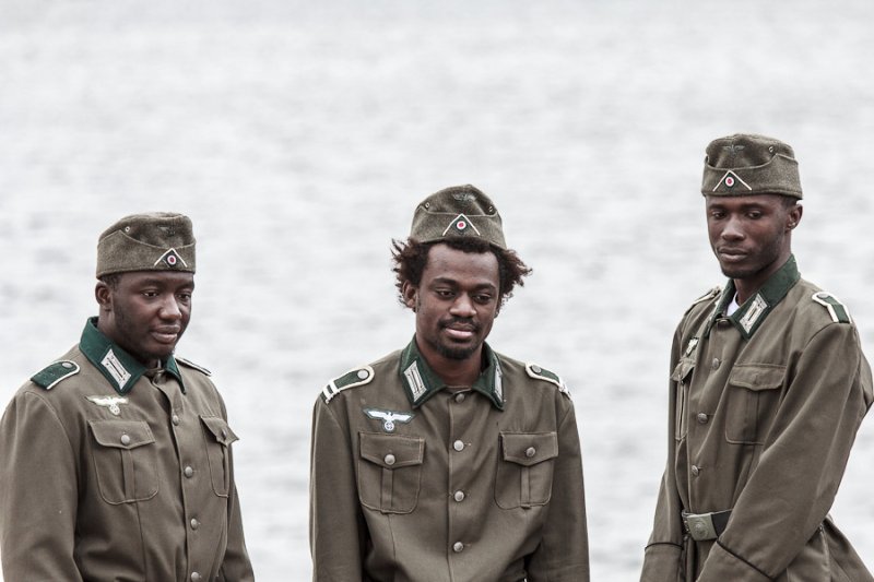 Негр в немецкой форме