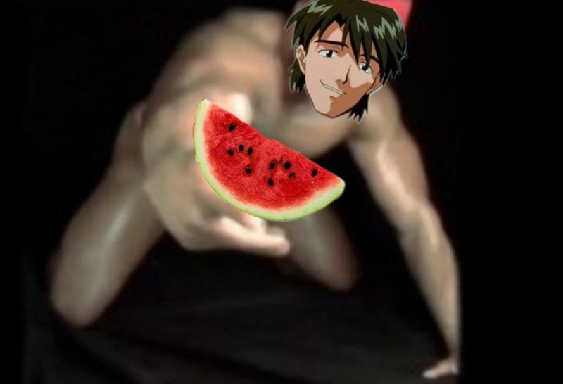 Кадзи Евангелион арбузы