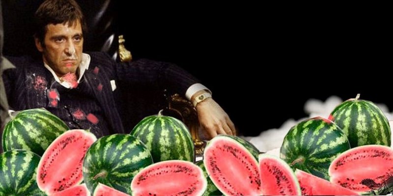 Мужик с арбузом