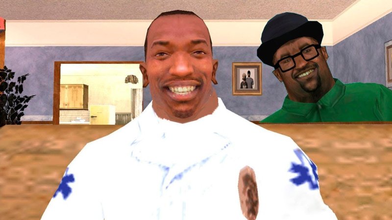 Карл Джонсон Сиджей улыбается