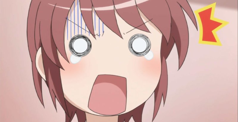 Удивленное лицо аниме