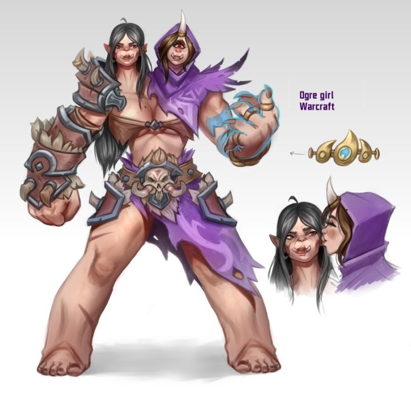 Огр женщина арт