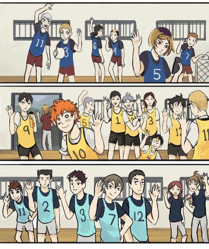 Комиксы хайкью