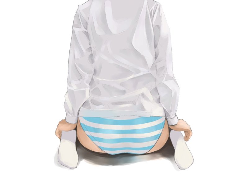 Аниме трусы в полосочку