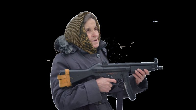 Человек с автоматом