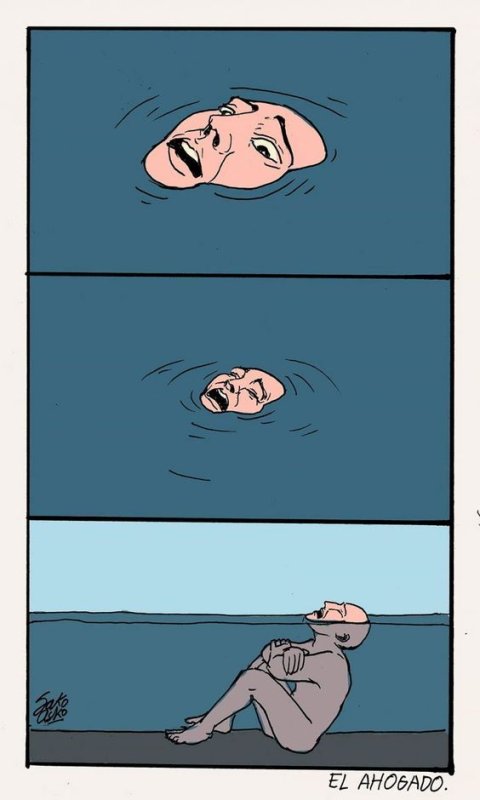 Человек в воде