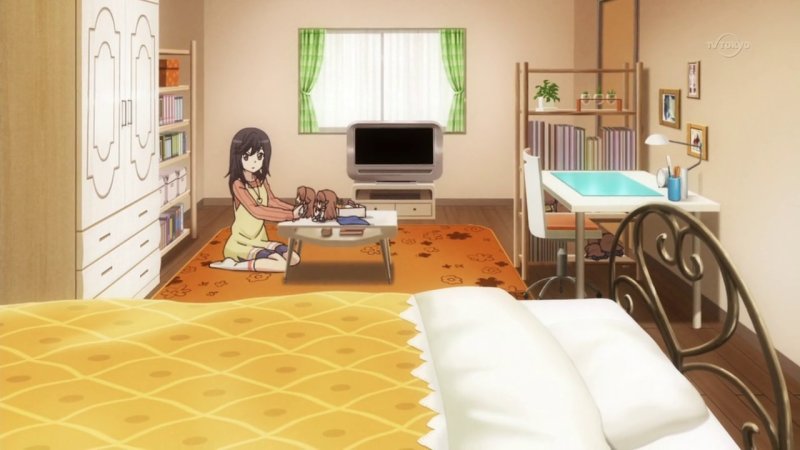 Аниме комната спальня