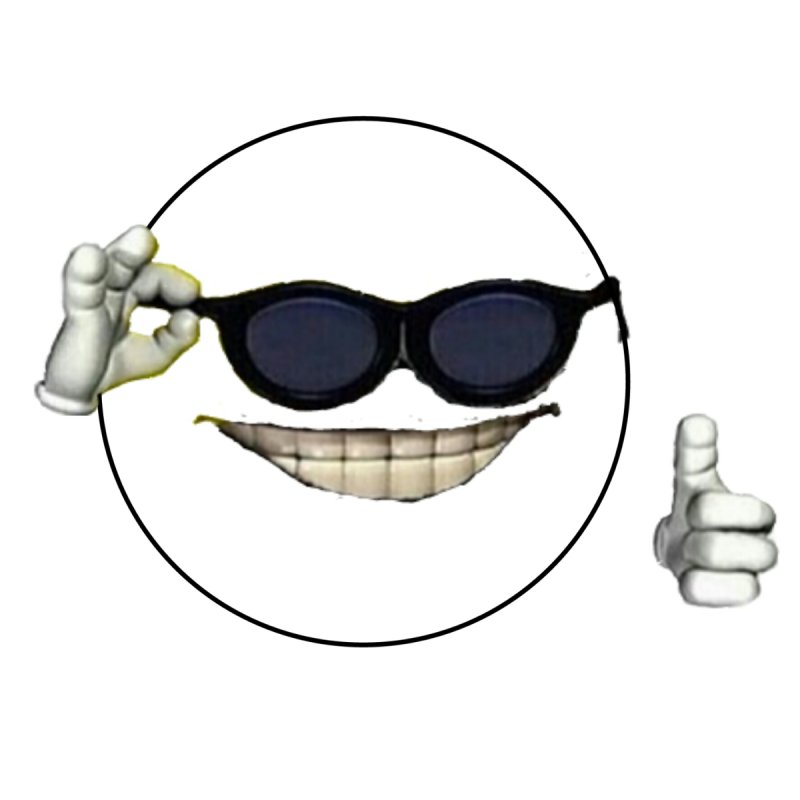 Смайлик с очками