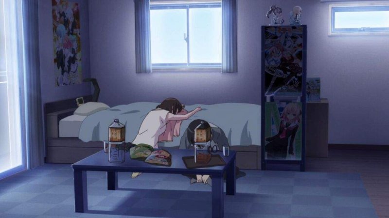 Аниме спальня