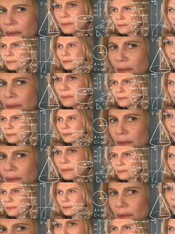 Женщина думает Мем