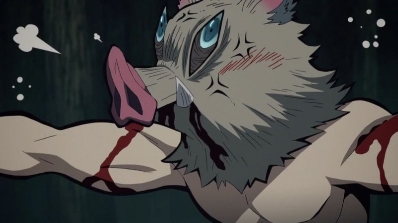 Аниме клинок рассекающий демонов Иноске