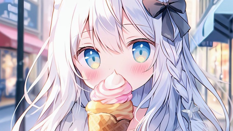 Аниме мороженое