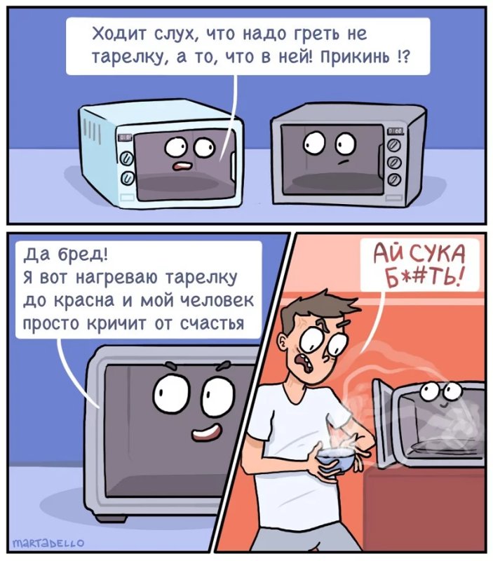 Мемы про микроволновку комиксы