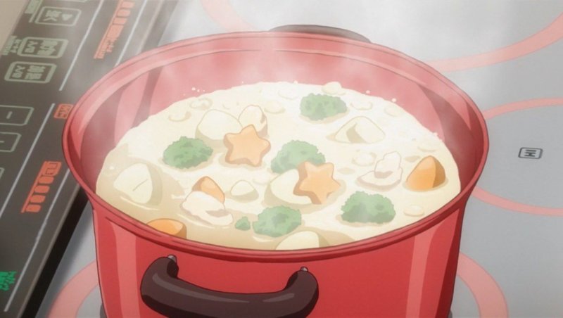 Аниме тарелка с супом