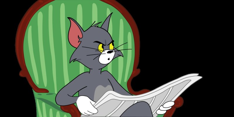 Том в кресле