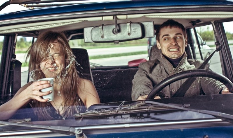 Сумасшедший за рулем