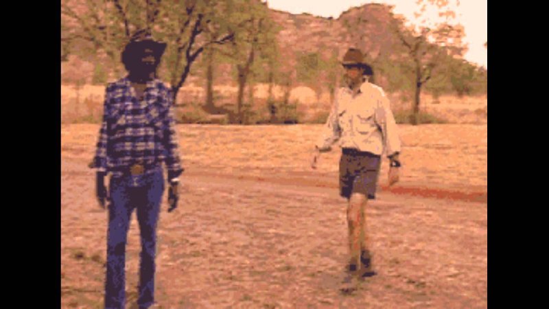 Негр здоровается