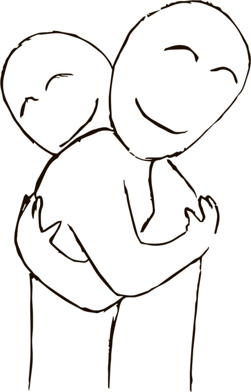 Обнимашки человечки