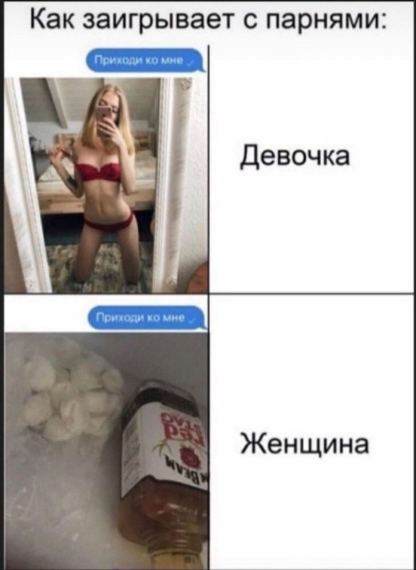 Смешные мемы про девушек