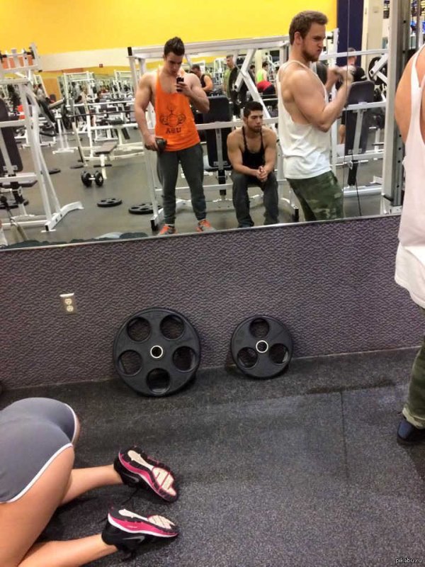 Приколы в зале фитнес