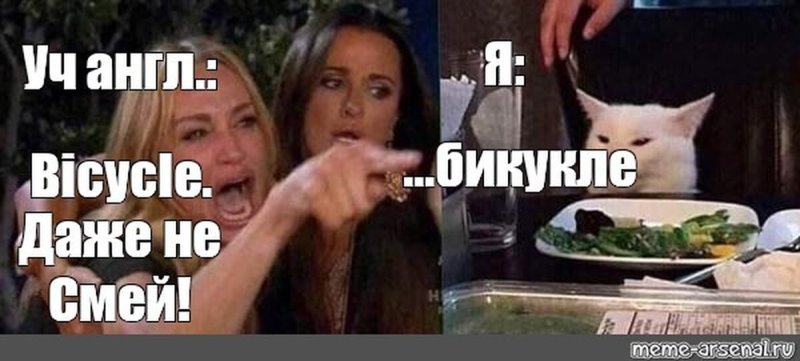 Bicycle бикукле Мем с котами