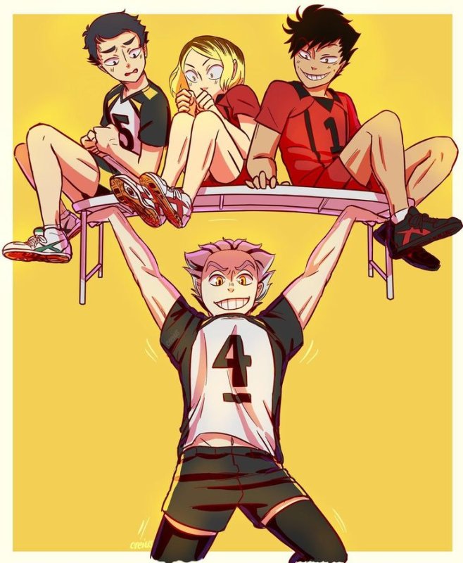 Haikyuu Бокуто и Акаши
