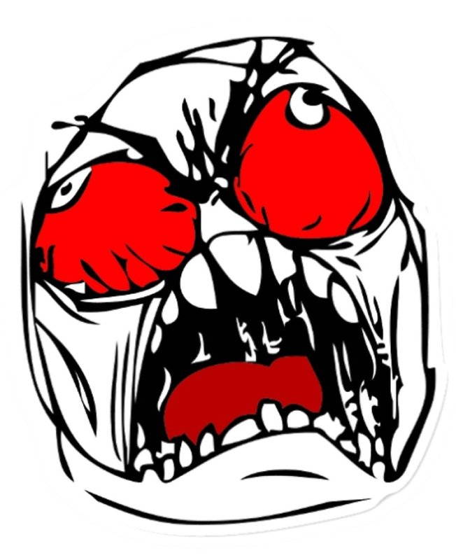 Рейдж фейс злой