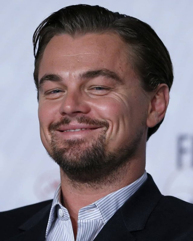 Лицо Леонардо ди Каприо