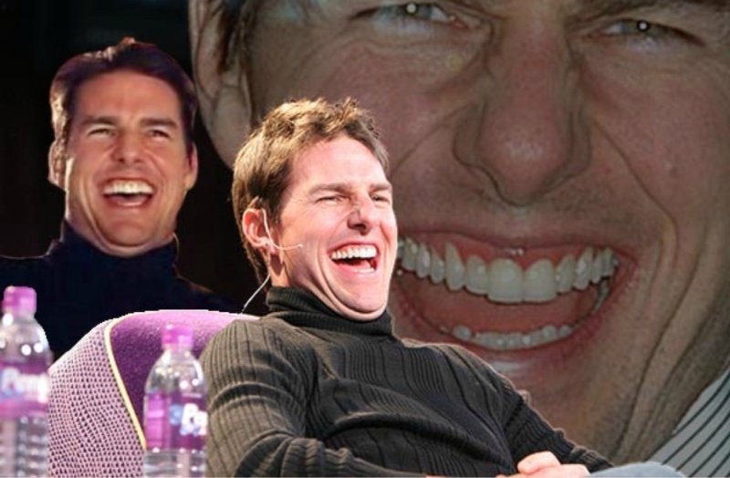 Том Круз смех