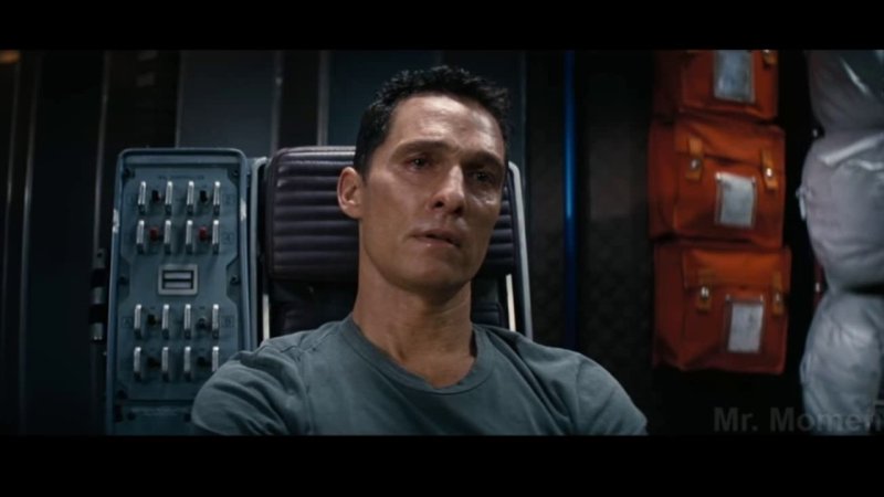 Мэттью Макконахи плачет в Интерстеллар