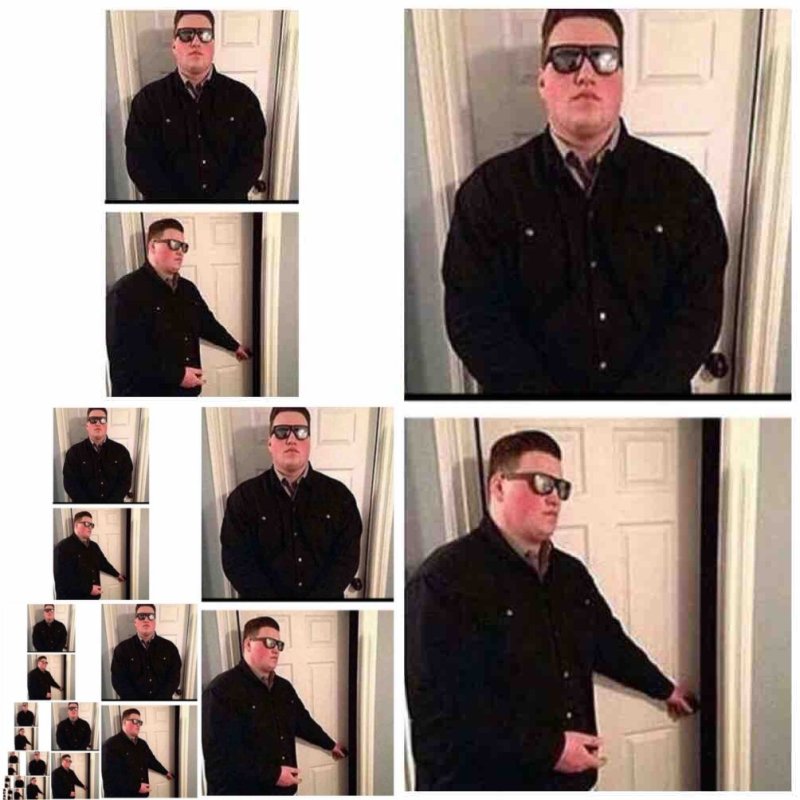 Мужик у двери