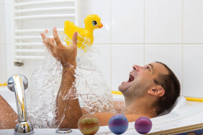 Уточка в ванной