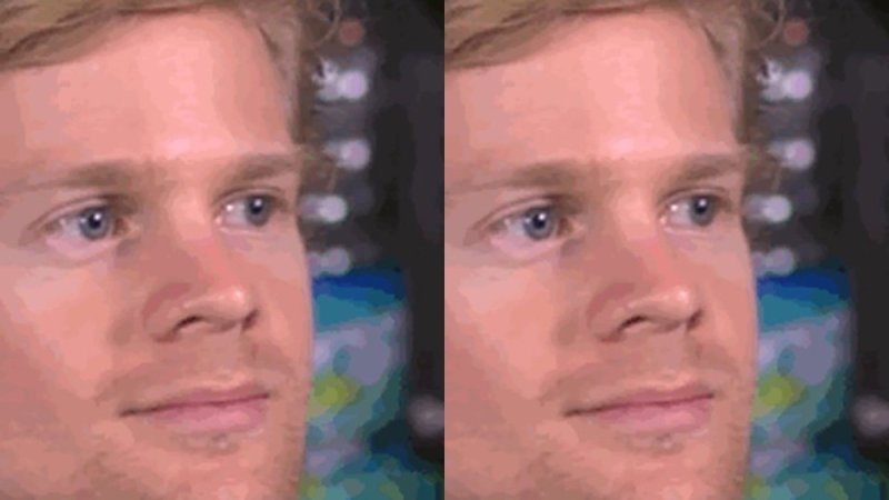 Чувак моргает