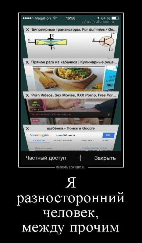 Разносторонняя личность прикол