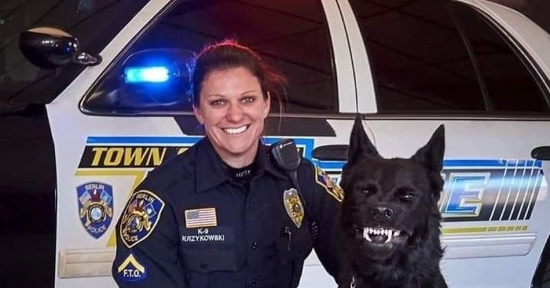 Полицейский с собакой