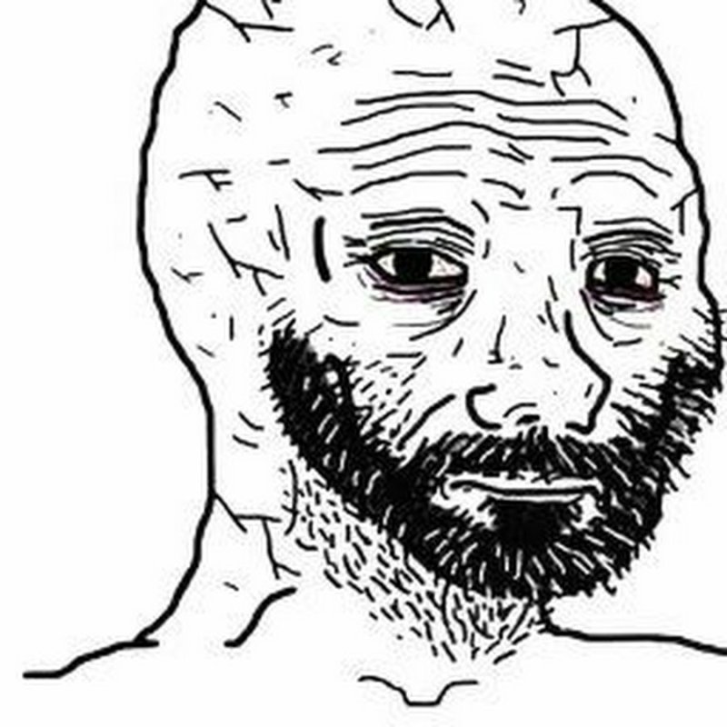 Мем чел с щетиной