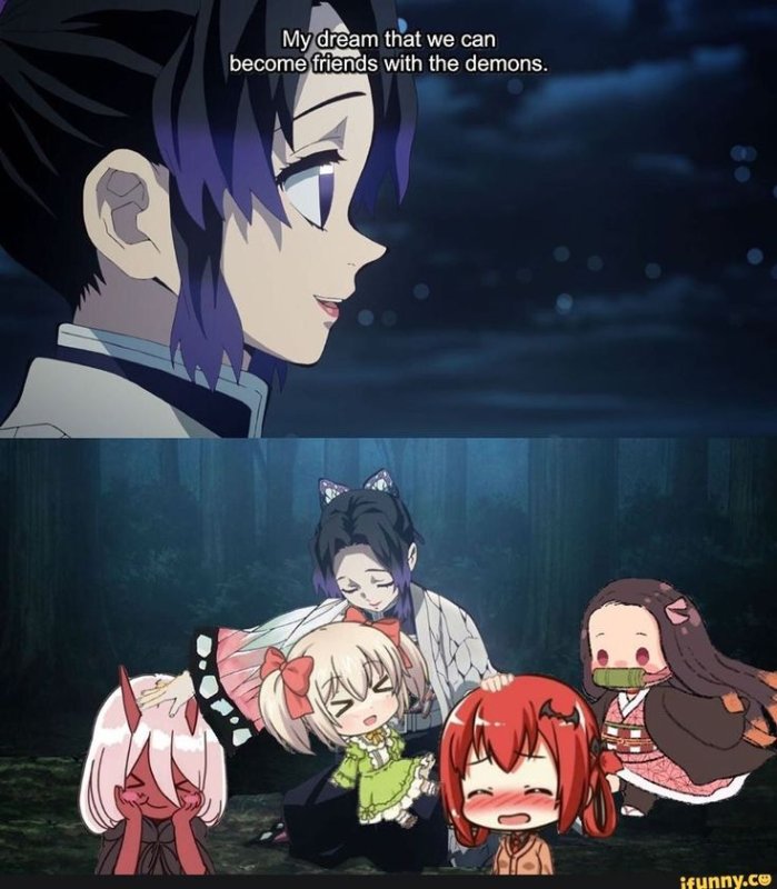 Клинок рассекающий демонов приколы