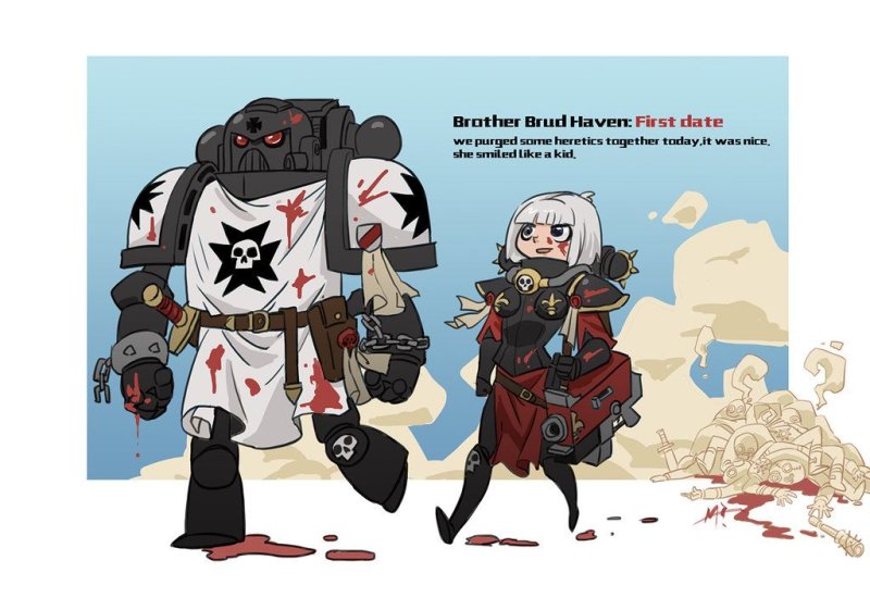 Сёстры битвы Warhammer 40000 мемы