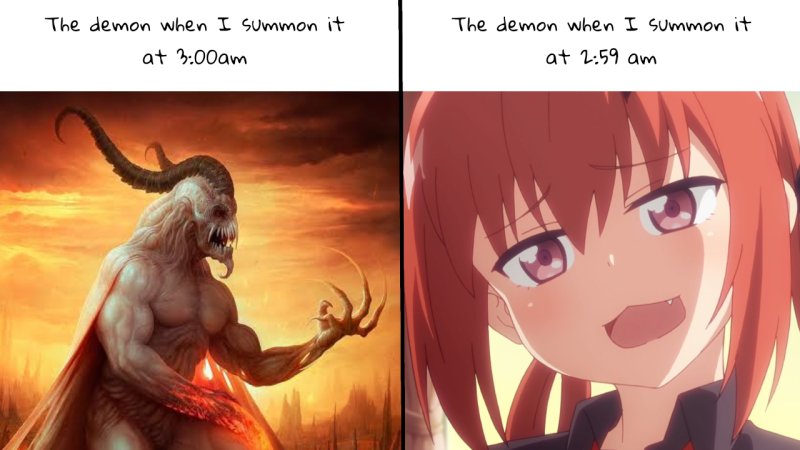 Демон Мем аниме
