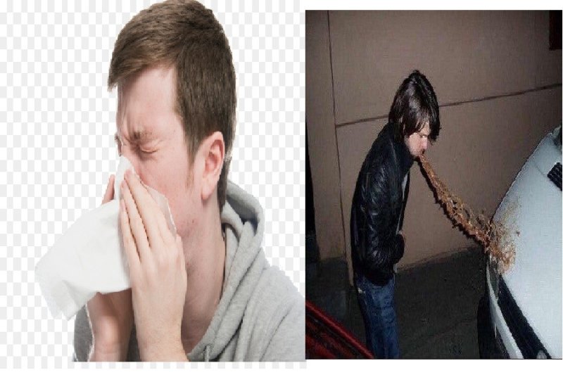 Человек шмыгает