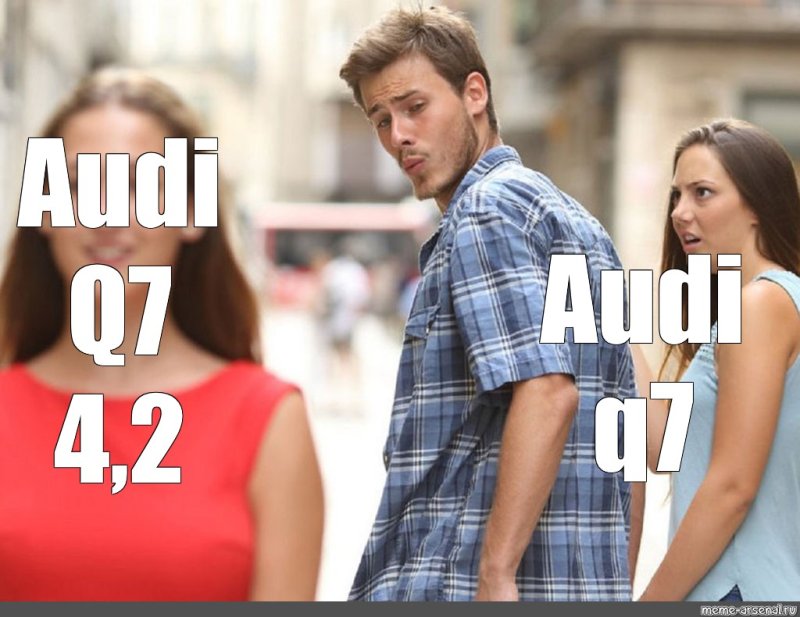 Мем мужчина оборачивается на девушку