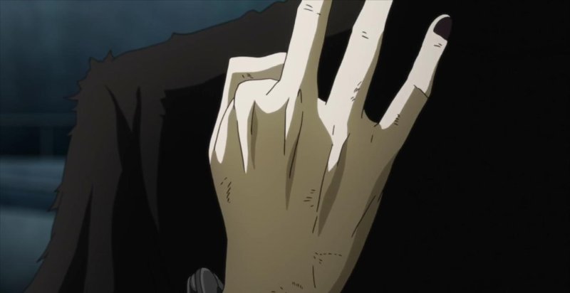 Токийский гуль Канеки Кен хрустит пальцами