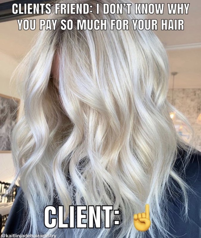 Мем с Блондик