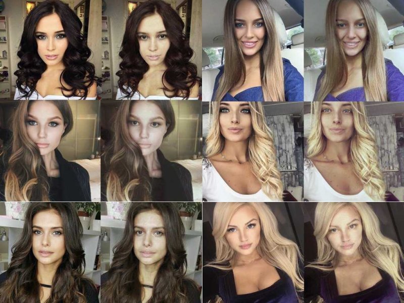 Одинаковые девушки