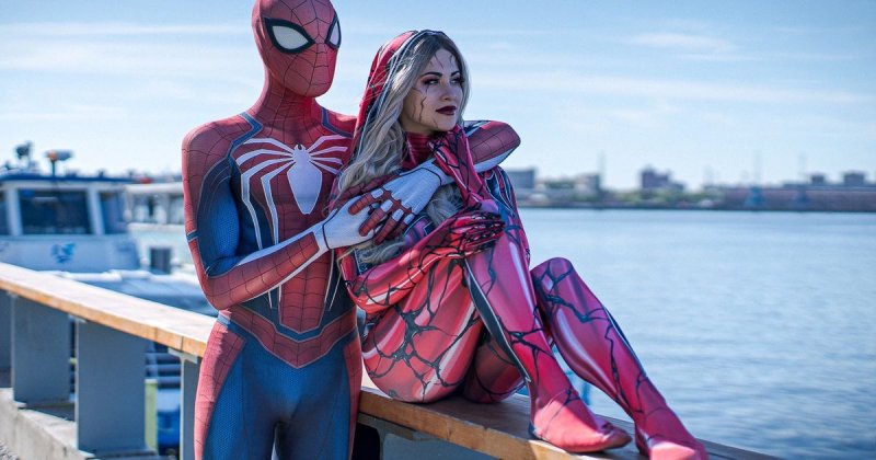 Человек паук Гвен косплей