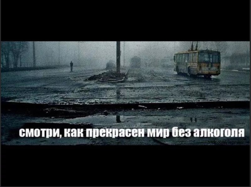 Мир без алкоголя прекрасен