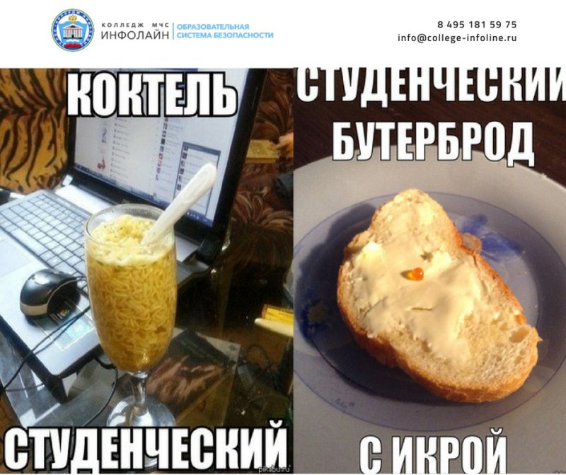 Прикольные мемы про еду