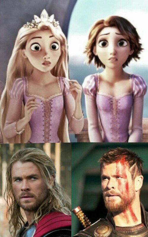 Рапунцель борода