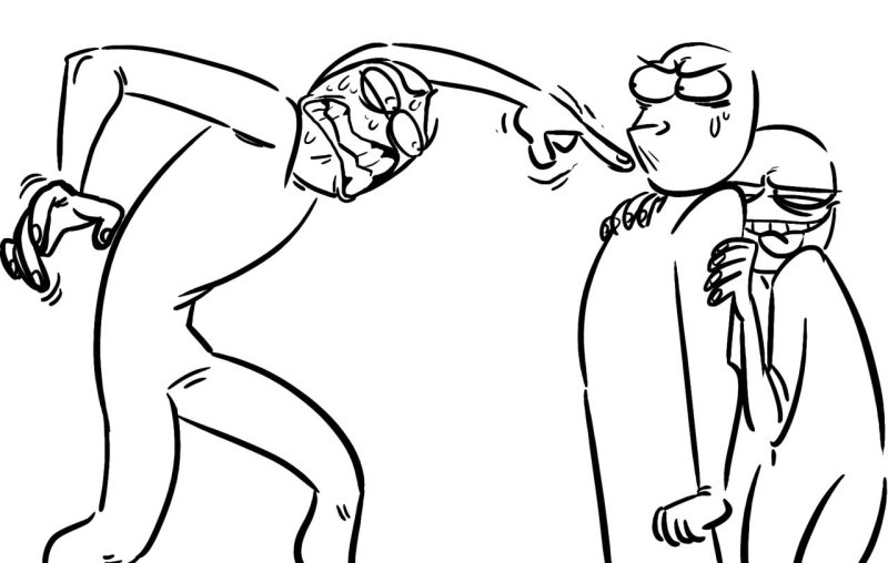 Прикольные позы на рисунках