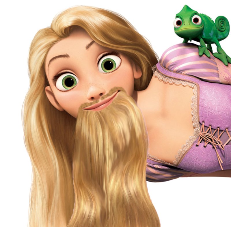 Рапунцель смешная